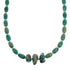 Native American Navajo Turquoise Bead Sterling Silver Necklace JX124537